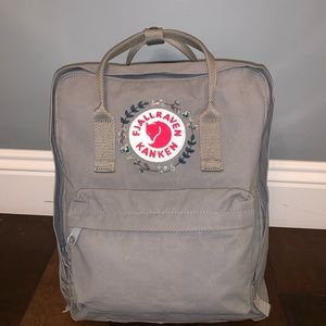 Embroidered fjallraven Kanken